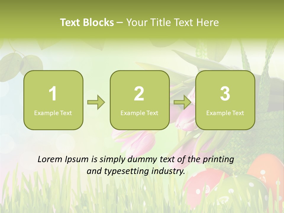 Sunlight Rahmen Summer PowerPoint Template