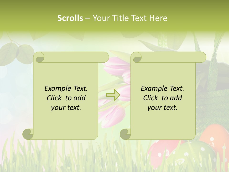 Sunlight Rahmen Summer PowerPoint Template