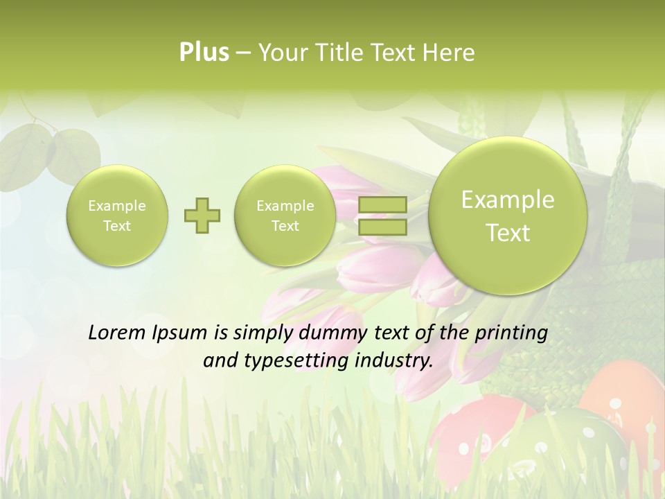 Sunlight Rahmen Summer PowerPoint Template