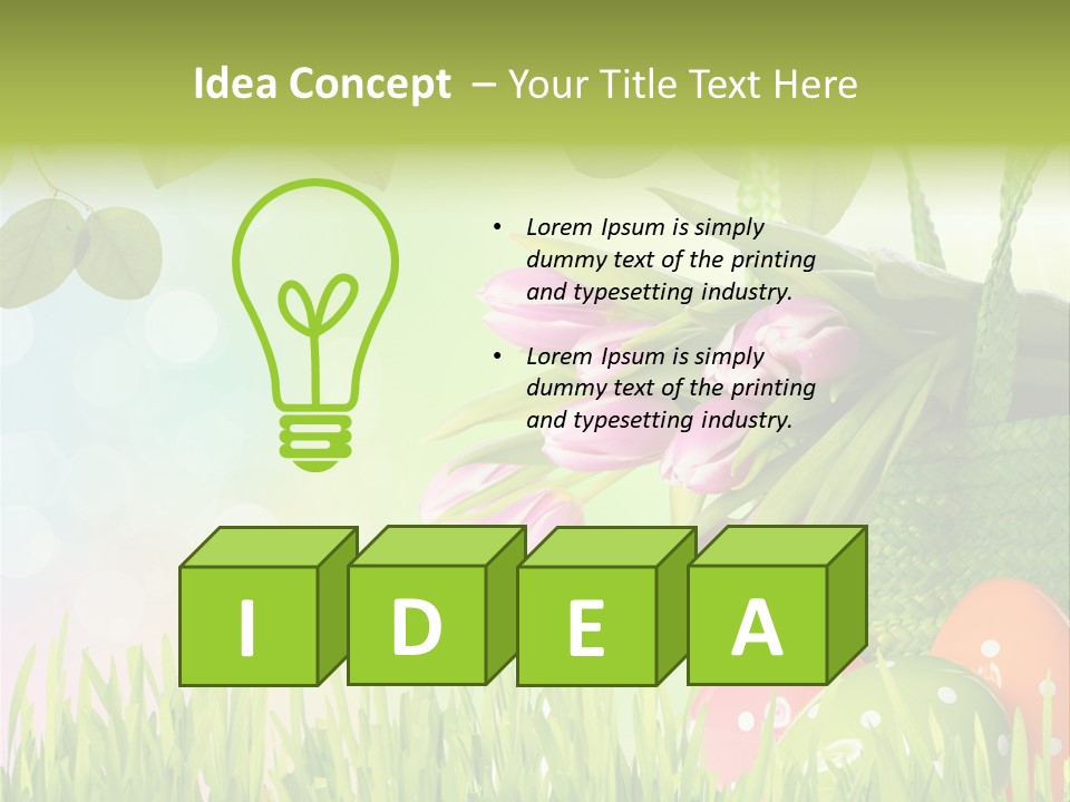 Sunlight Rahmen Summer PowerPoint Template