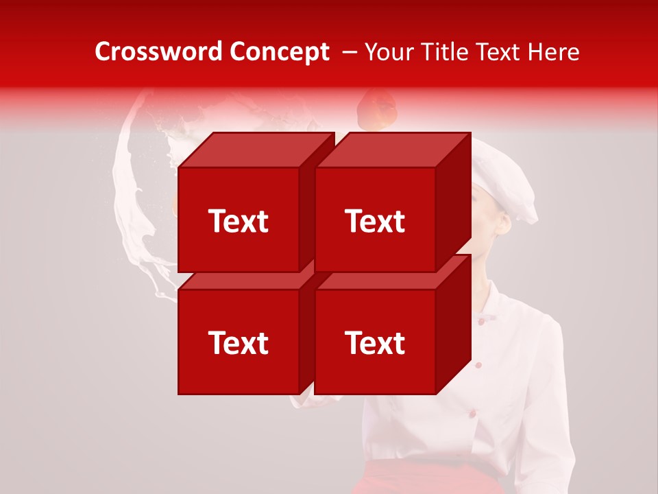 Young Perfection Milk PowerPoint Template