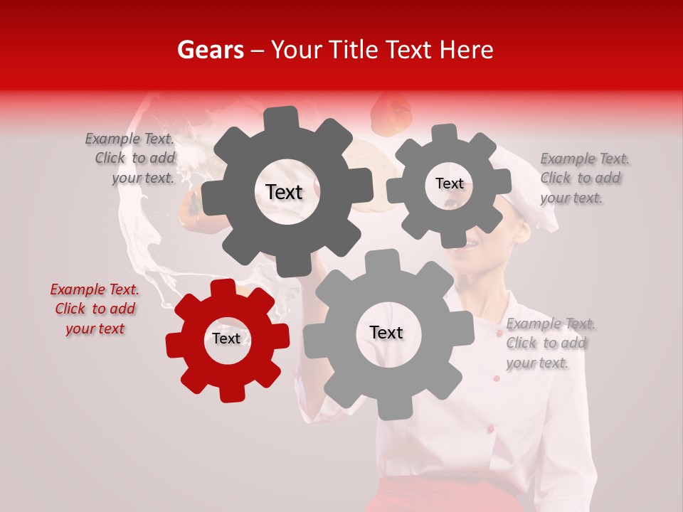 Young Perfection Milk PowerPoint Template