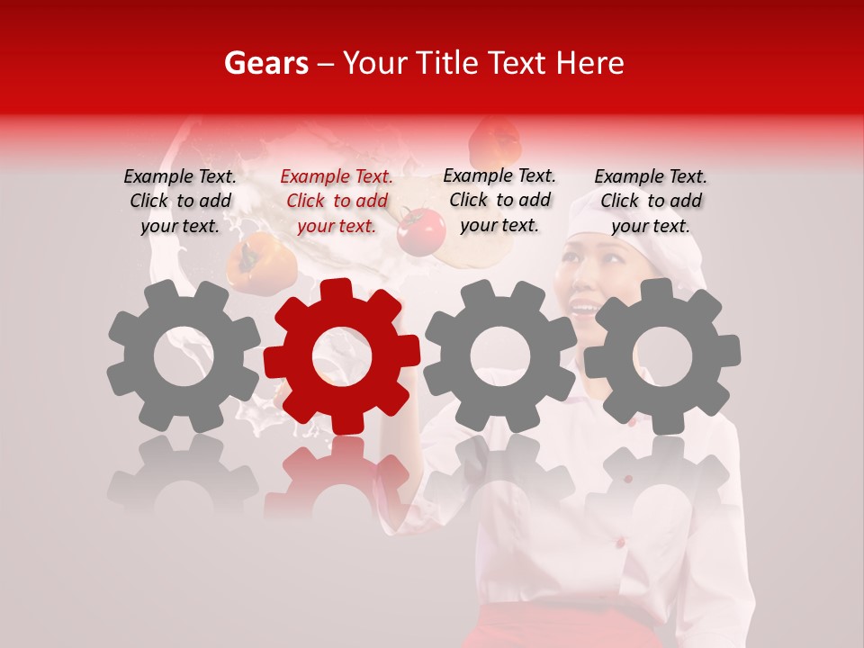 Young Perfection Milk PowerPoint Template