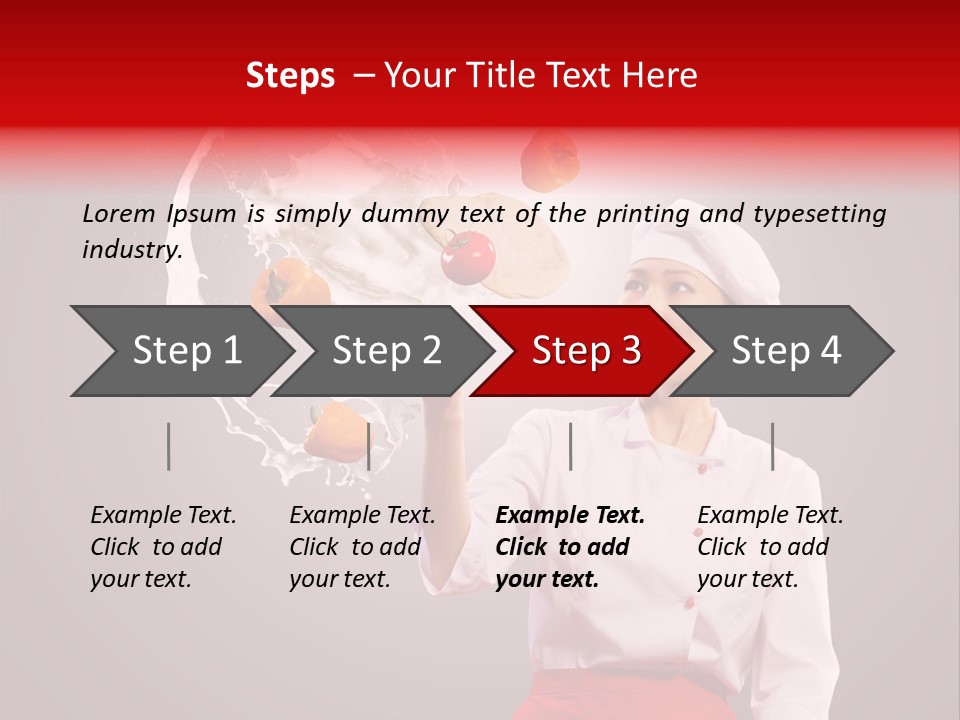 Young Perfection Milk PowerPoint Template