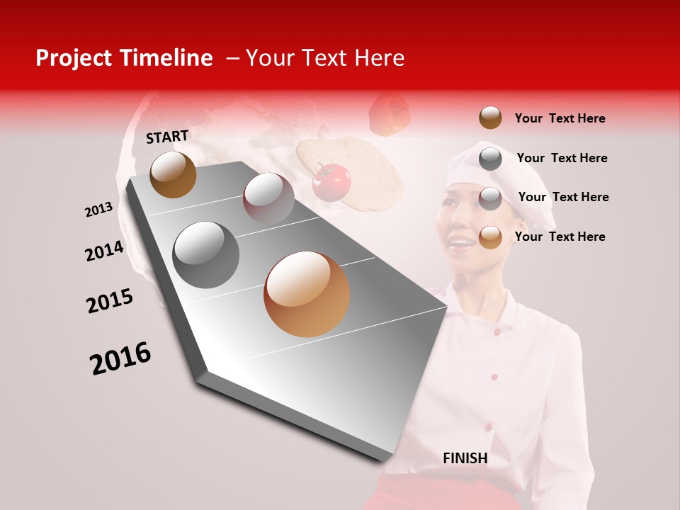 Young Perfection Milk PowerPoint Template