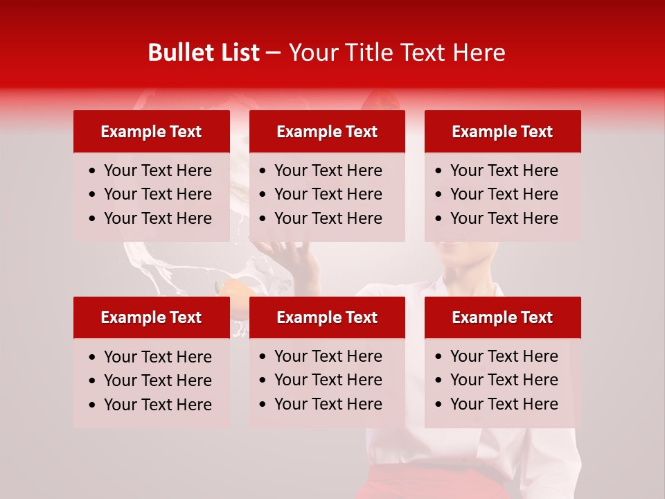 Young Perfection Milk PowerPoint Template