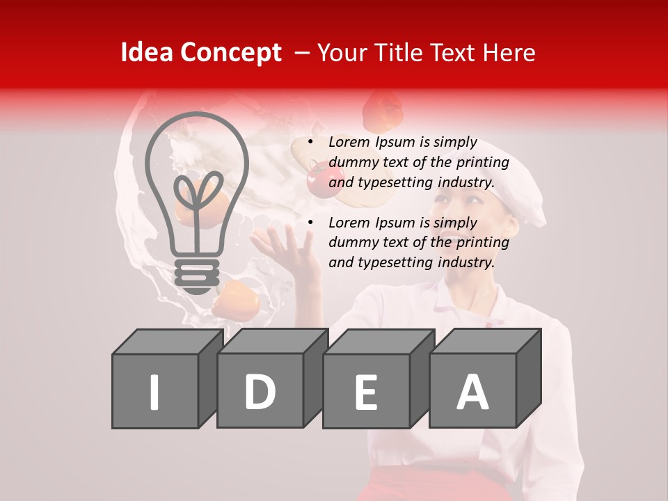 Young Perfection Milk PowerPoint Template