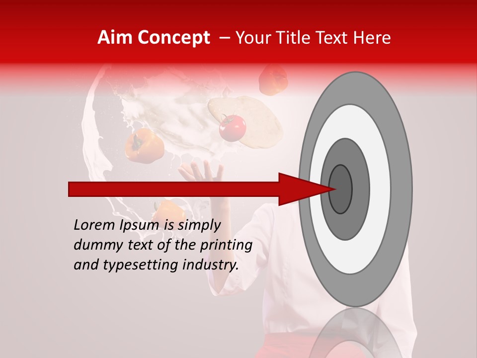 Young Perfection Milk PowerPoint Template