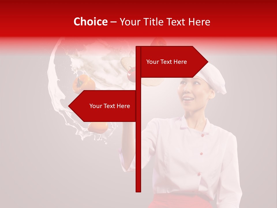 Young Perfection Milk PowerPoint Template