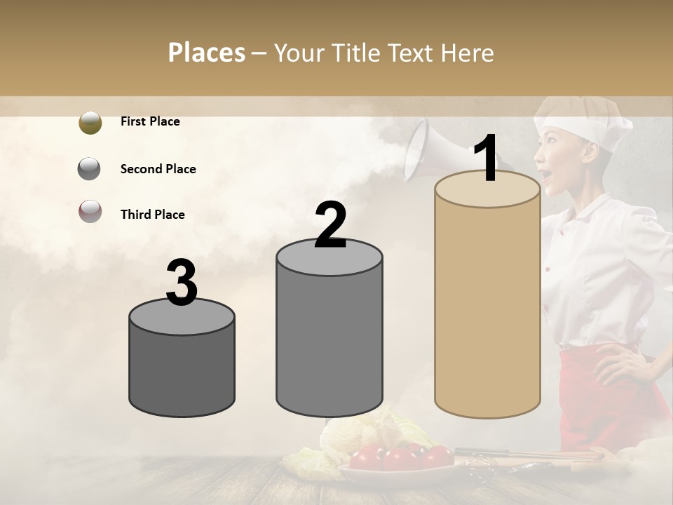 Puff Chef Flour PowerPoint Template