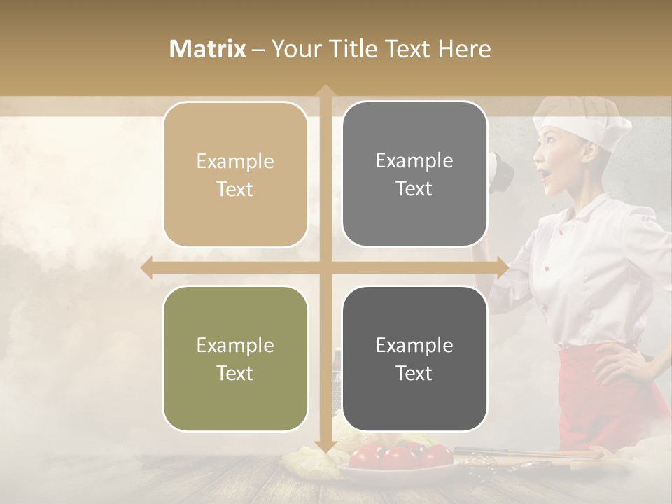 Puff Chef Flour PowerPoint Template