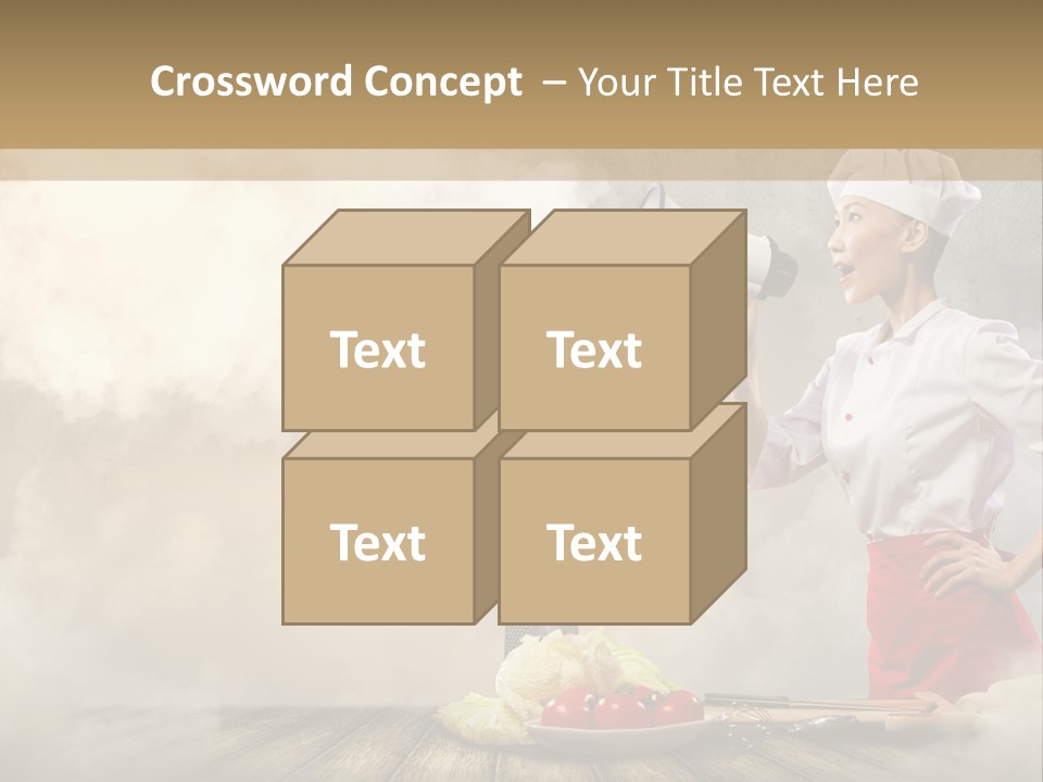 Puff Chef Flour PowerPoint Template