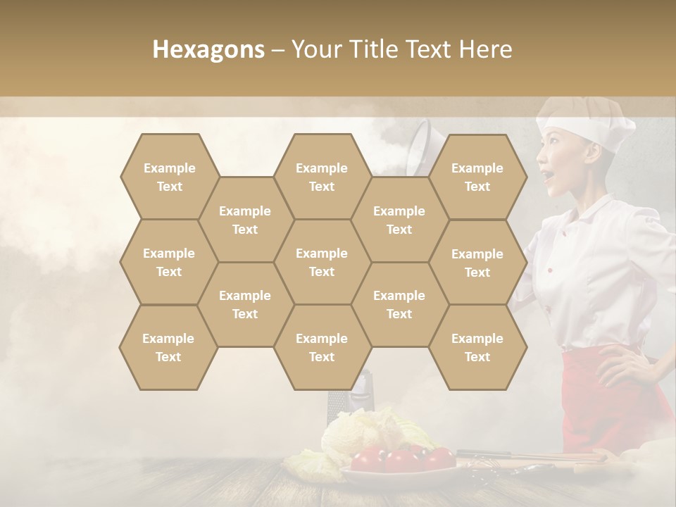 Puff Chef Flour PowerPoint Template