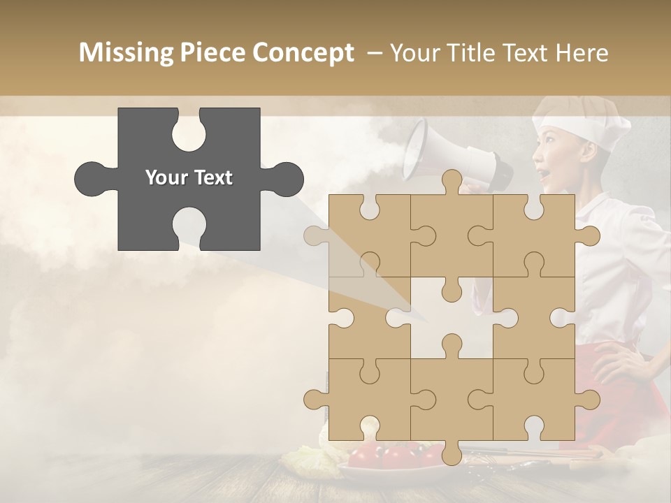 Puff Chef Flour PowerPoint Template