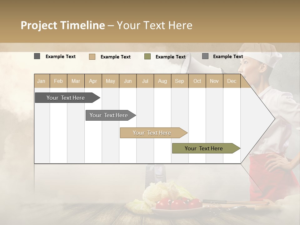 Puff Chef Flour PowerPoint Template