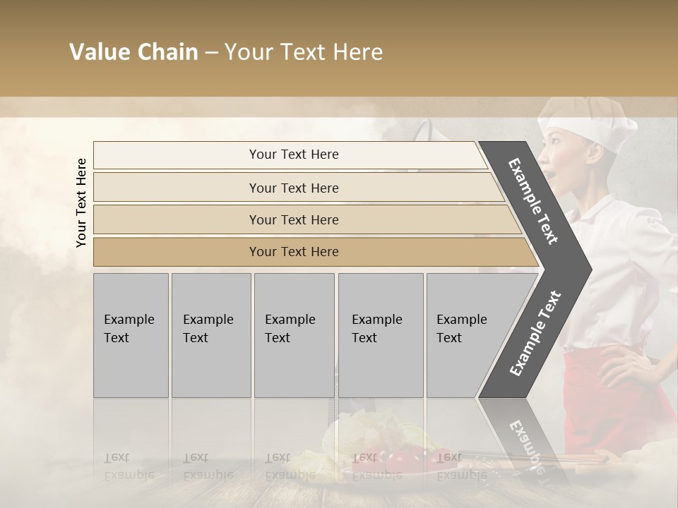 Puff Chef Flour PowerPoint Template