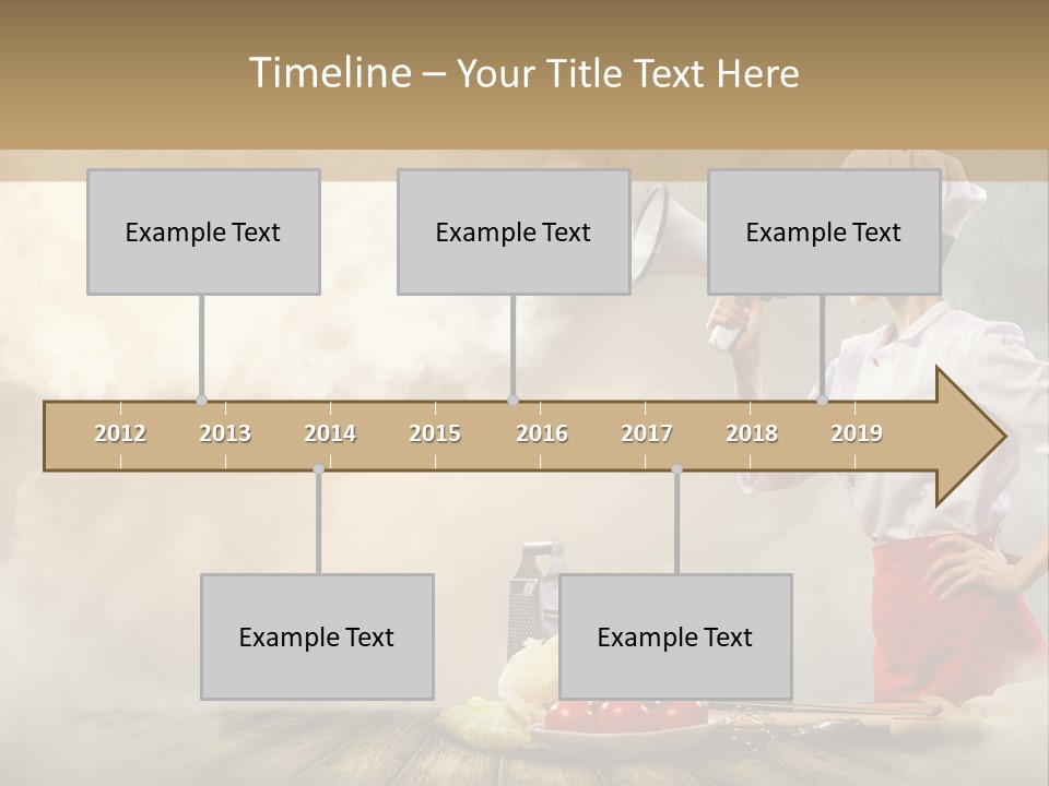 Puff Chef Flour PowerPoint Template