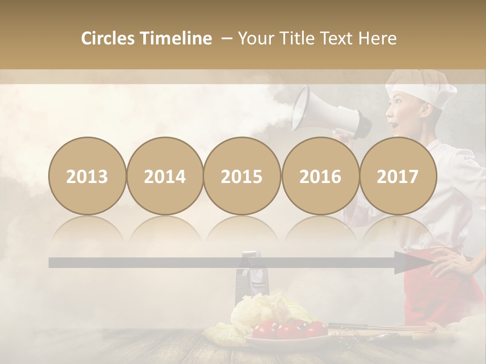 Puff Chef Flour PowerPoint Template