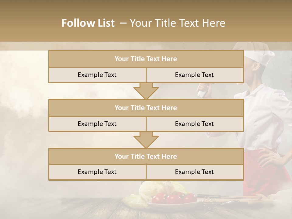 Puff Chef Flour PowerPoint Template