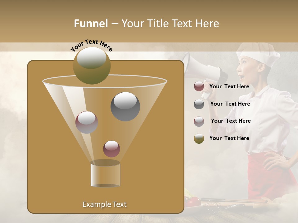 Puff Chef Flour PowerPoint Template