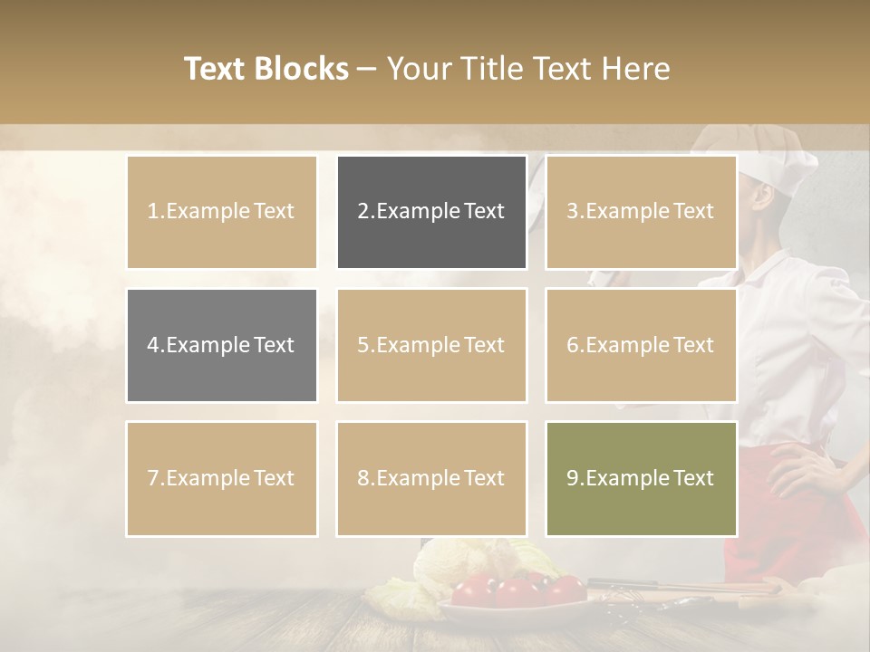 Puff Chef Flour PowerPoint Template