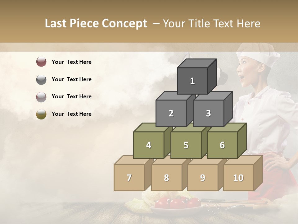 Puff Chef Flour PowerPoint Template