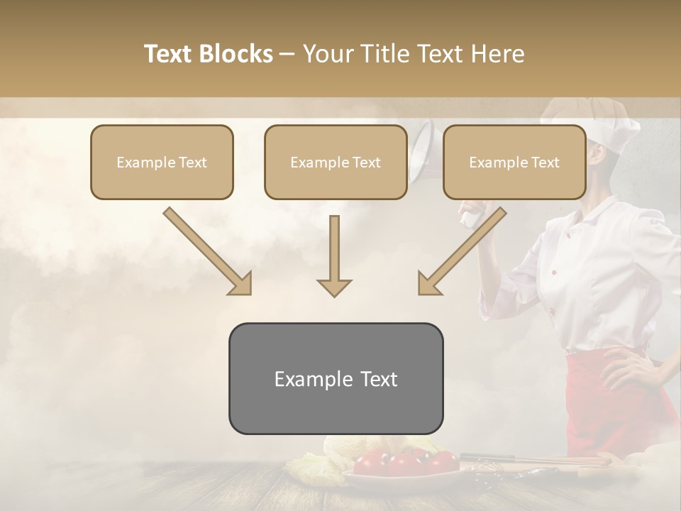 Puff Chef Flour PowerPoint Template