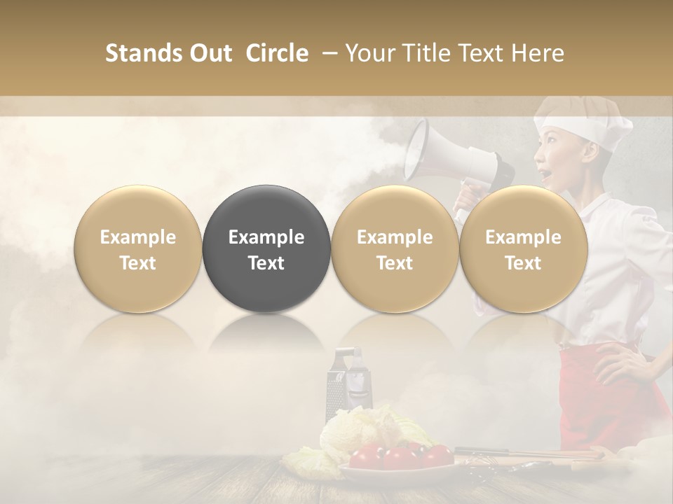 Puff Chef Flour PowerPoint Template