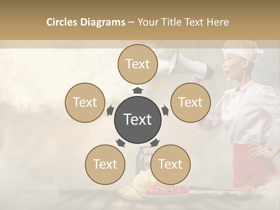 Puff Chef Flour PowerPoint Template