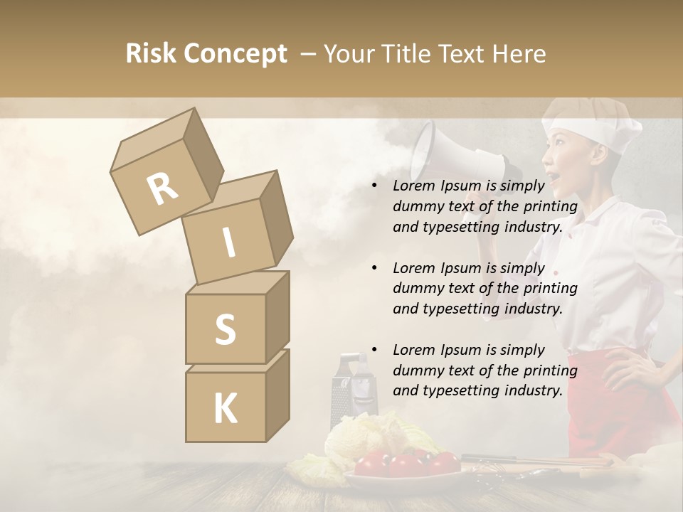 Puff Chef Flour PowerPoint Template