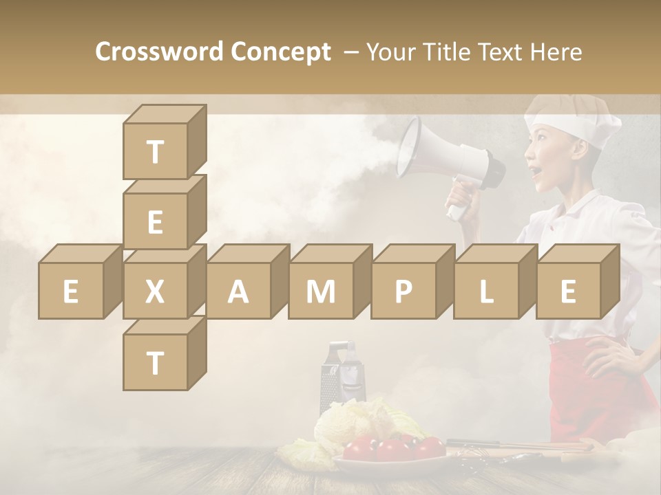 Puff Chef Flour PowerPoint Template