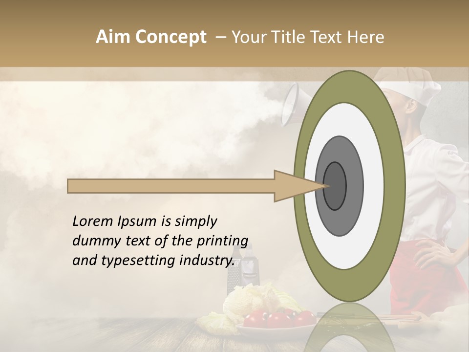 Puff Chef Flour PowerPoint Template