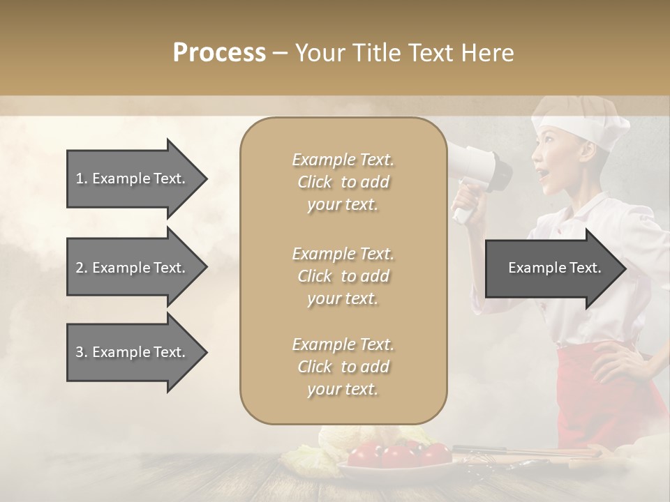 Puff Chef Flour PowerPoint Template