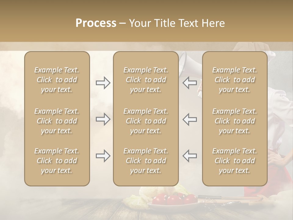 Puff Chef Flour PowerPoint Template