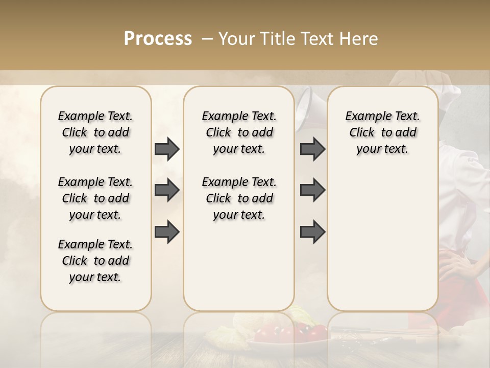 Puff Chef Flour PowerPoint Template