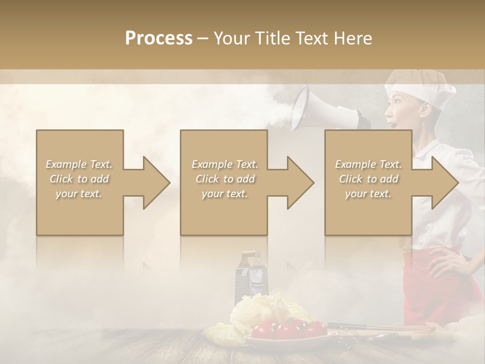 Puff Chef Flour PowerPoint Template