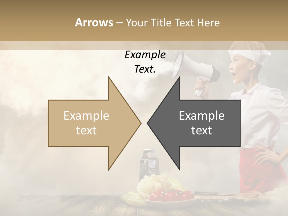 Puff Chef Flour PowerPoint Template