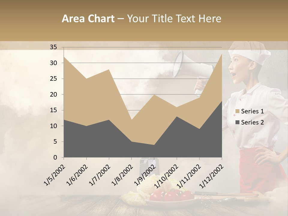 Puff Chef Flour PowerPoint Template