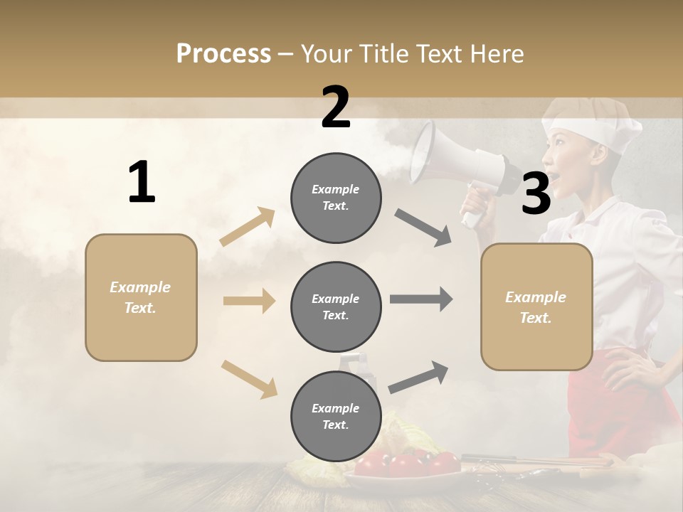 Puff Chef Flour PowerPoint Template