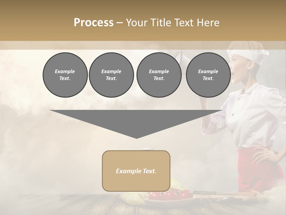 Puff Chef Flour PowerPoint Template