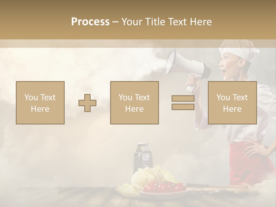 Puff Chef Flour PowerPoint Template