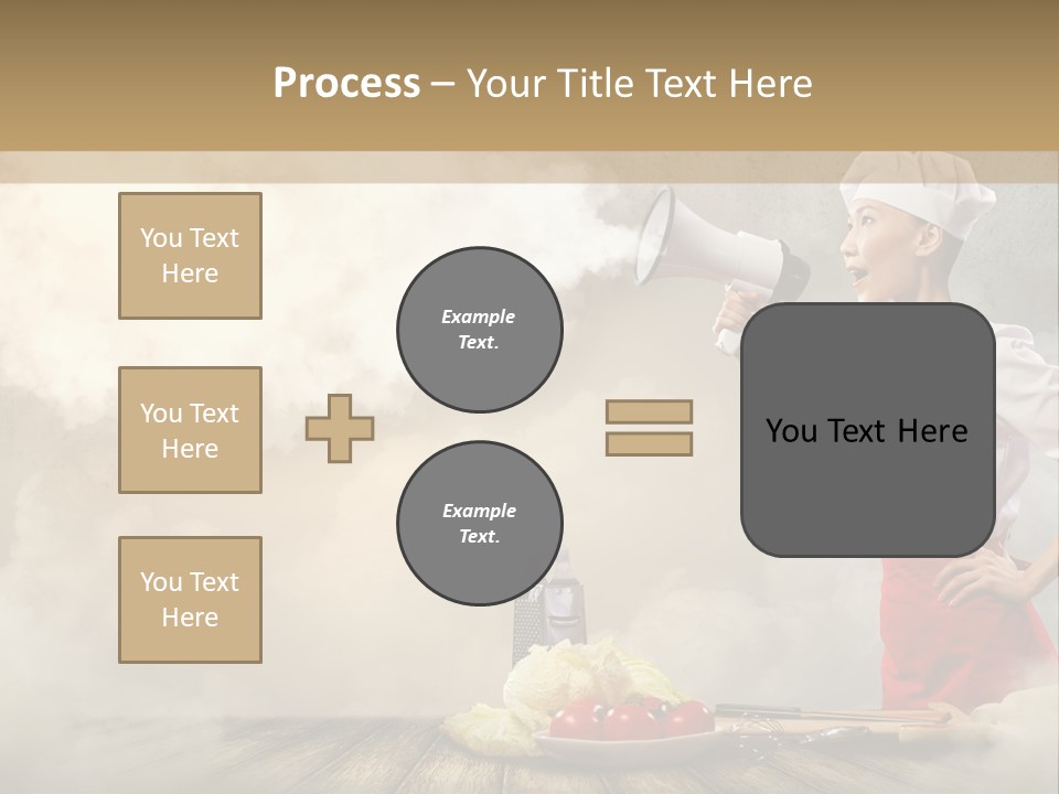 Puff Chef Flour PowerPoint Template