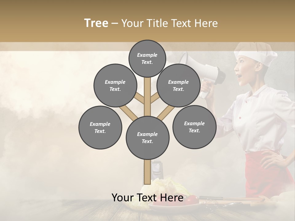 Puff Chef Flour PowerPoint Template