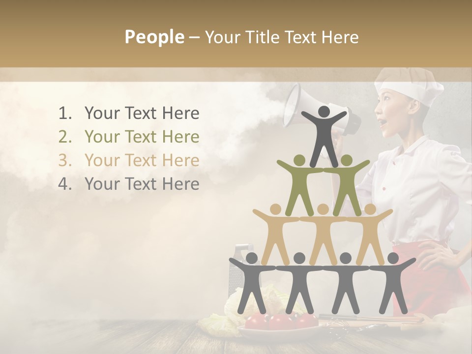 Puff Chef Flour PowerPoint Template