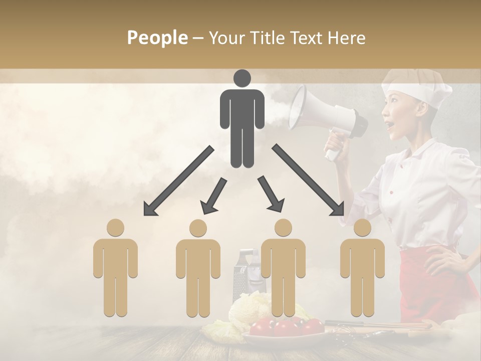 Puff Chef Flour PowerPoint Template