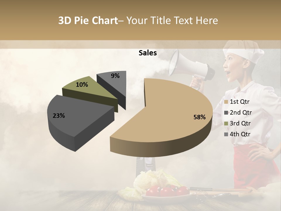Puff Chef Flour PowerPoint Template