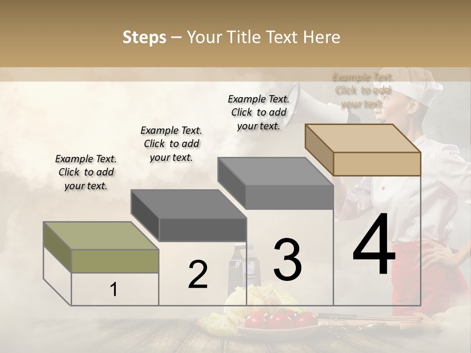 Puff Chef Flour PowerPoint Template