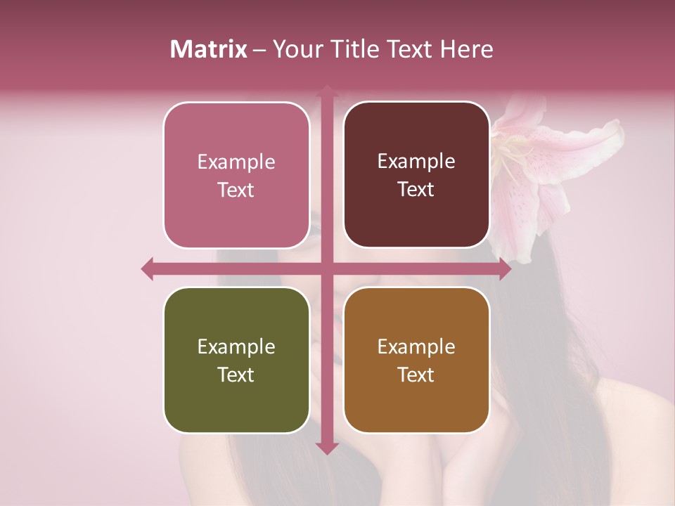 Facial Closeup Long PowerPoint Template