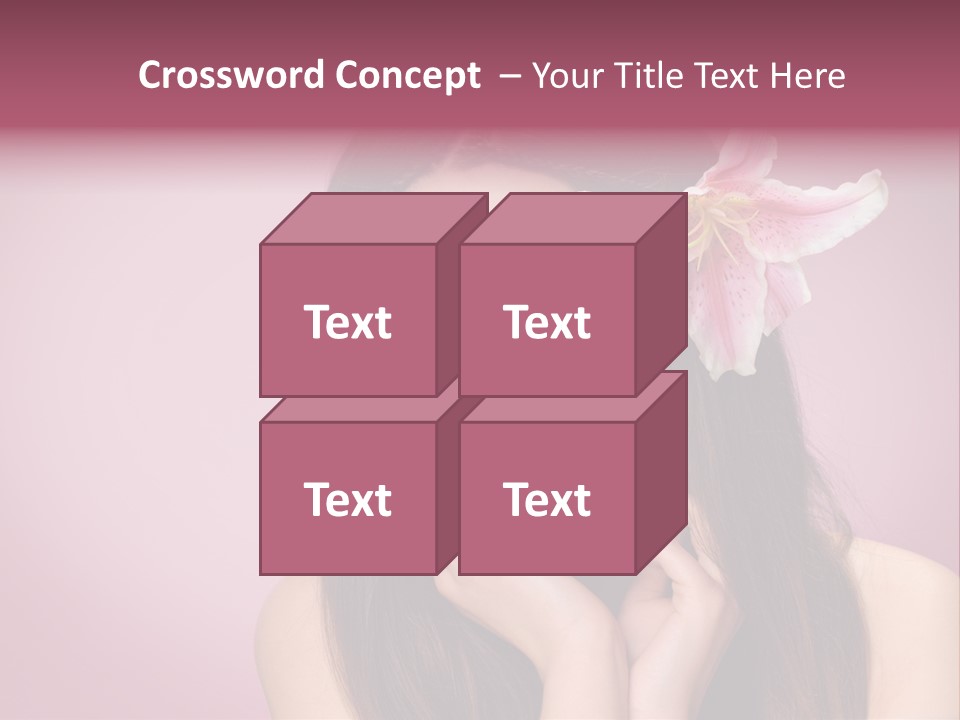 Facial Closeup Long PowerPoint Template