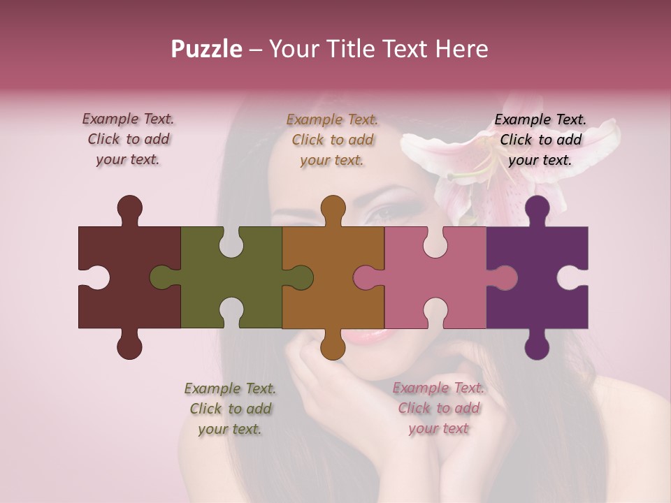 Facial Closeup Long PowerPoint Template